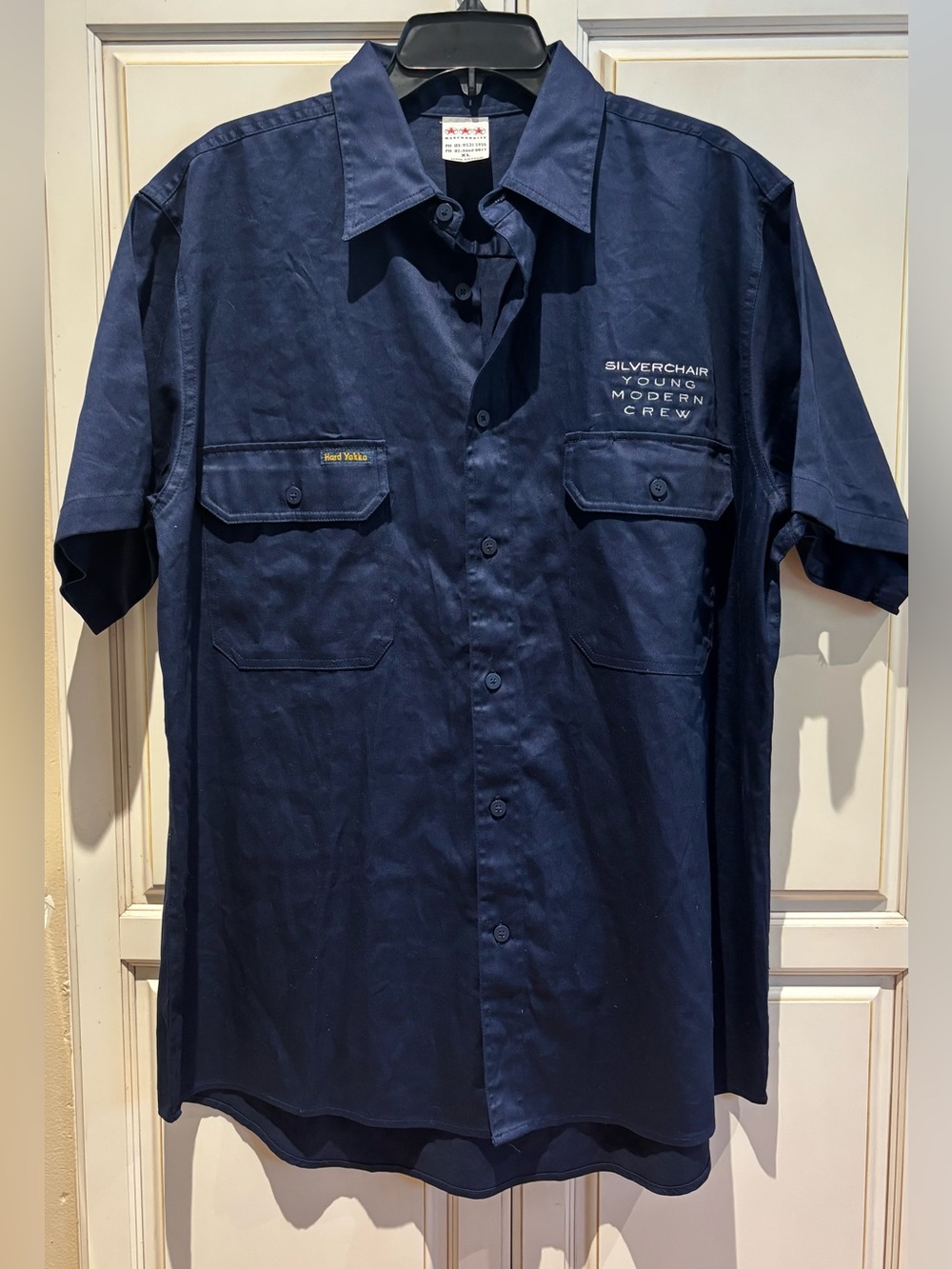 Hard Yakka dark blue work shirt size XL